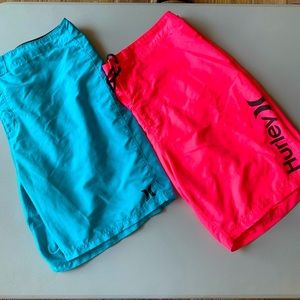 Hurley 2 pack board shorts